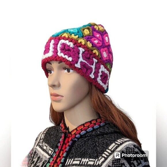 Handmade Peruvian hat/Chullo "Ayacucho" unique design - Picture 1 of 4